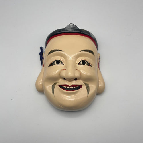 Kotoshironushi / Ebisu (Seven Lucky Gods) Mask - Wabisabi Mart